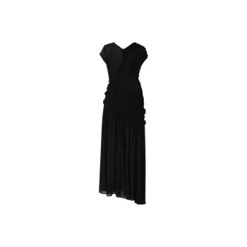 Roselingling Sleeveless Dress Women's Elegant Black