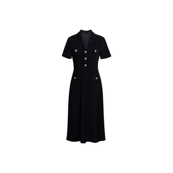 ROEYSHOUSE Short Sleeved Dress Women's Black