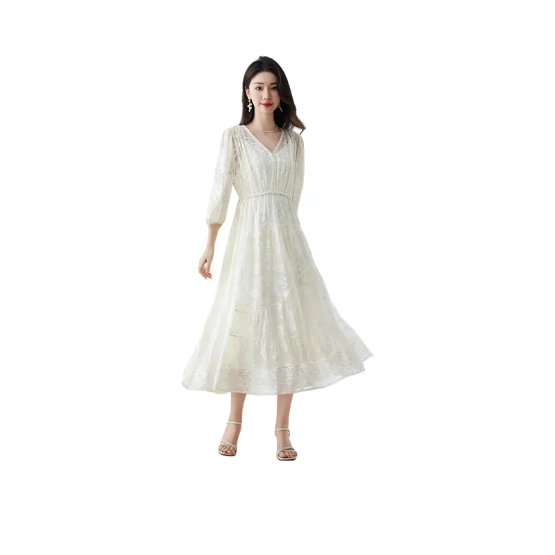 To The West Long Sleeved Dresses Women's-8