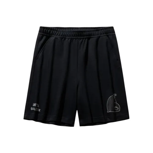 Anta x HAIBAOKANKAN,LIANMINGKUAN Sports Life Collection Casual Shorts Men's Basic Black