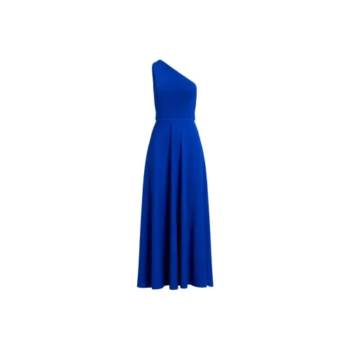 Polo Ralph Lauren One Shoulder Fitted Waist Maxi Dress