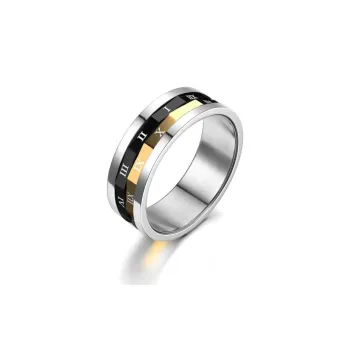 FAIRWHALE Titanium Steel Rings Unisex