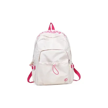 WICKBUEN Nylon Backpack Regular Unisex White/Black/Green/Purple/Pink