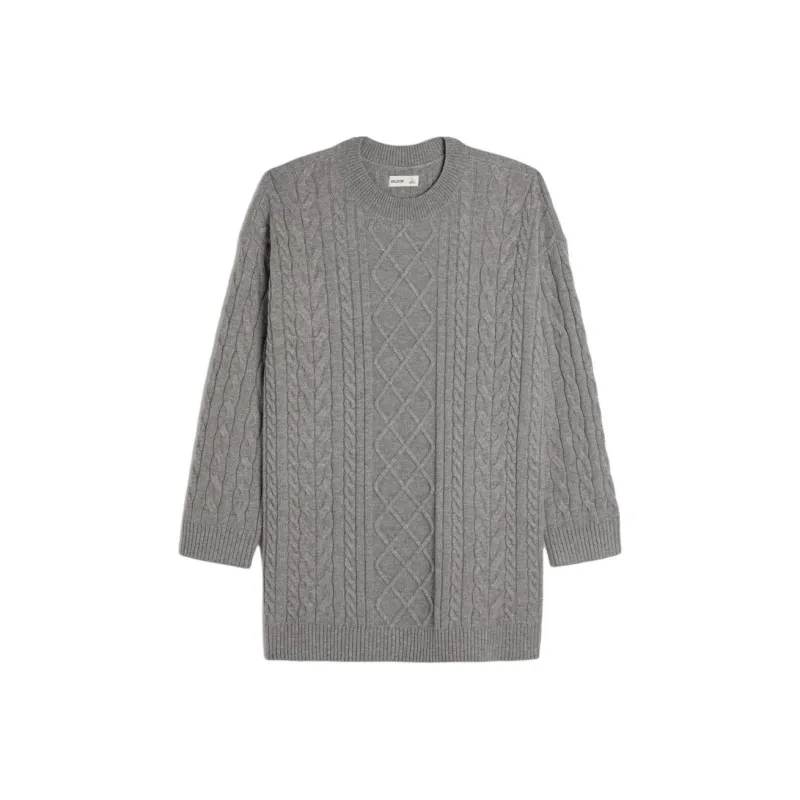 Hollister Long-Sleeved Dresses Women's Gray-0