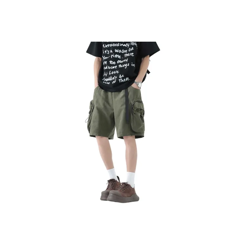 RASHOMONG Cargo Shorts Unisex-15