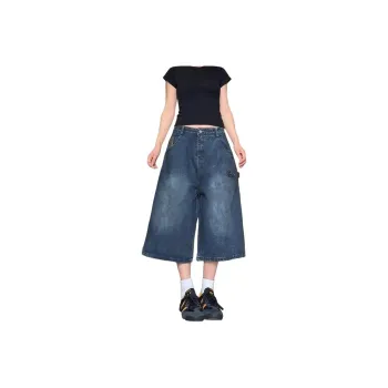 KVIV Denim Shorts Men Blue