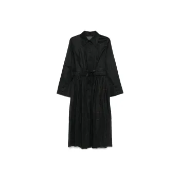 JIL SANDER Cut Out Poplin Shirt Dress