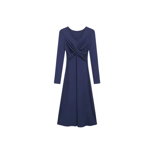 BDGU Long Sleeved Dress Women's Blue