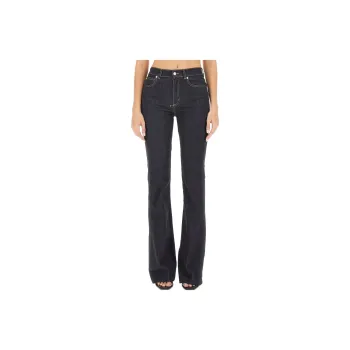 Alexander McQueen High Waist Bootcut Skinny Jeans