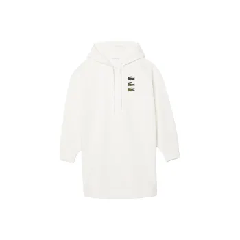 LACOSTE Long Sleeved Dress Women's White