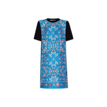 TORY BURCH Paisley print Short sleeved Minidress