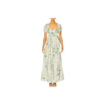 Selkie Collection Short Sleeved Dress Women's Multicolor