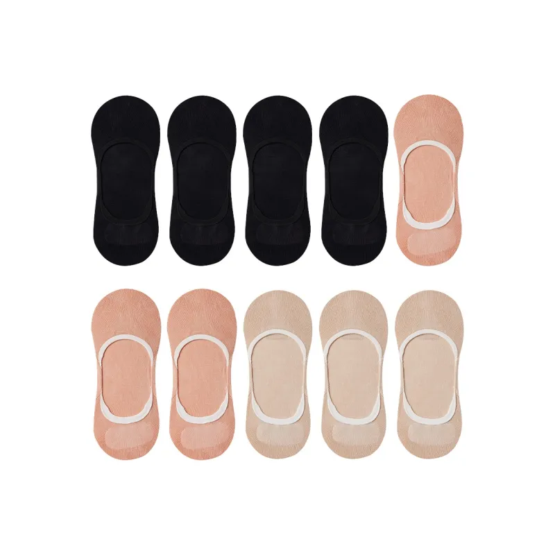 Cotton Gene No Show Socks Women's Combo Set-12