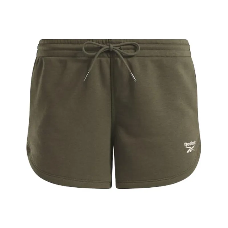 Reebok Dentity French Terry Shorts Casual Shorts Women's Dark Green-0