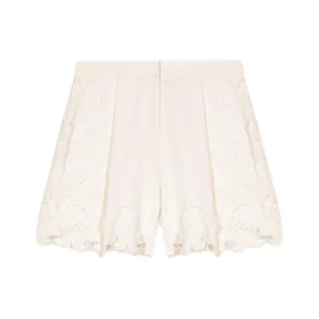 Maje Guipure Lace detail Shorts