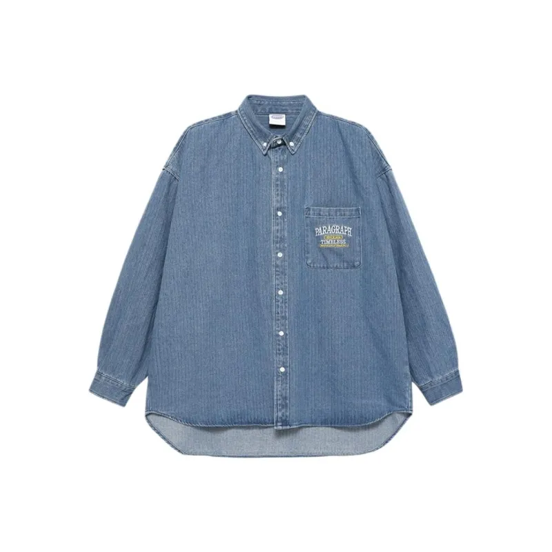 Paragraph SS25 Shirt Unisex Blue-0