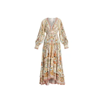 Camilla In Honour Of Heirlooms-print Maxi Dress
