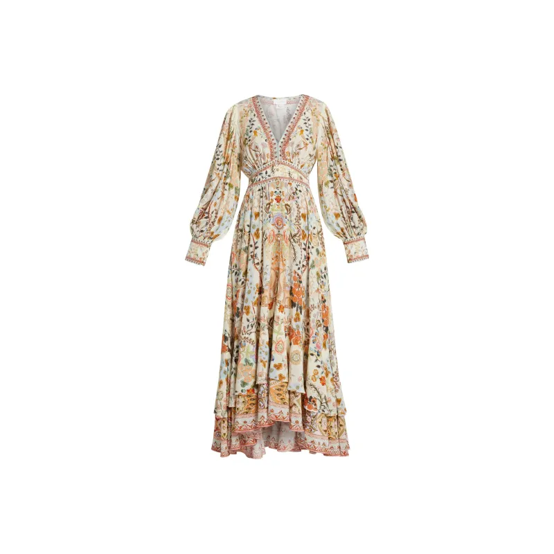 Camilla In Honour Of Heirlooms-print Maxi Dress-0