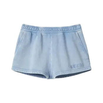 GUCCI Casual Shorts Women's Light Blue