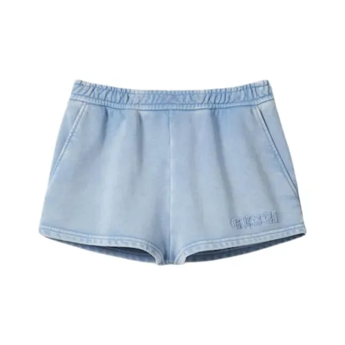 GUCCI Casual Shorts Women's Light Blue