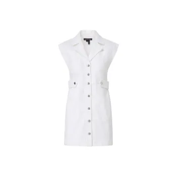 Veronica Beard Jax Notched-collar Cotton Dress