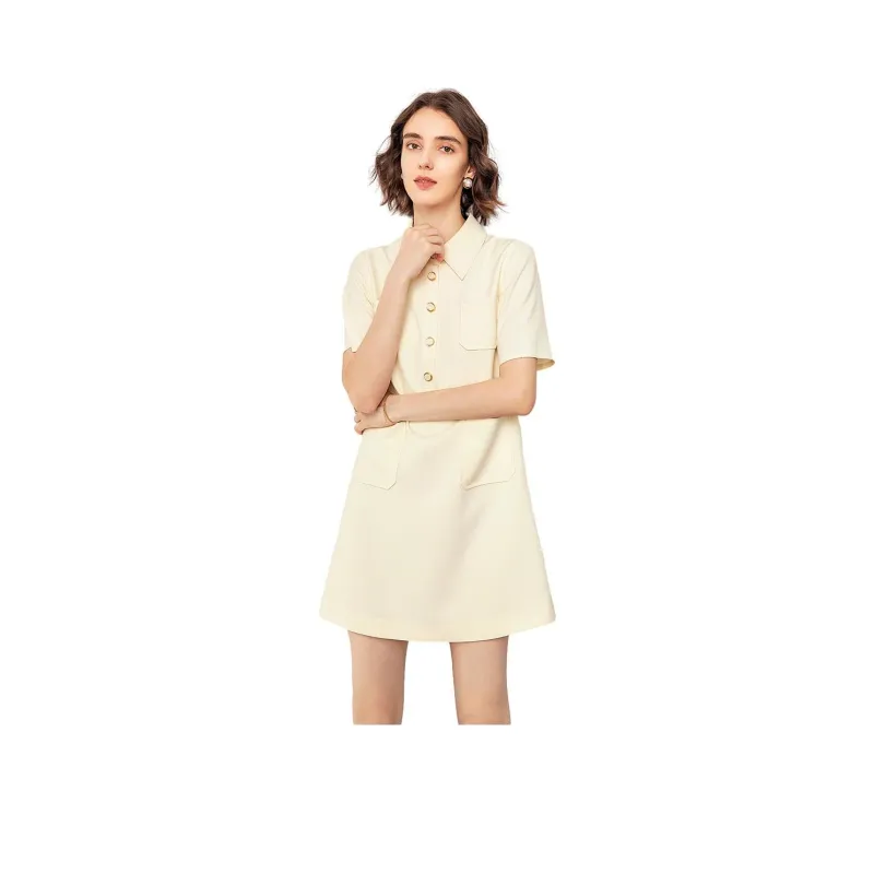 Famanxuan Short Sleeved Dress Women's-2