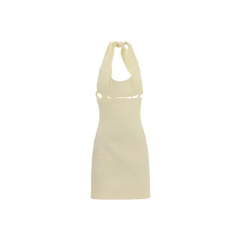 Jacquemus Sleeveless Dresses Women's Yellow