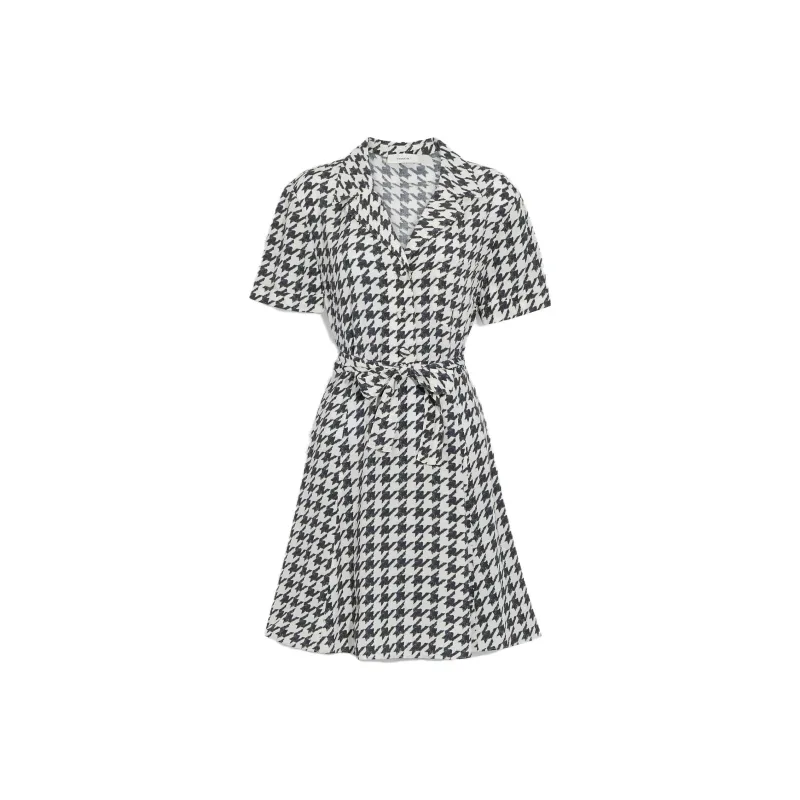COACH Short Sleeved Dresses Women's White-0