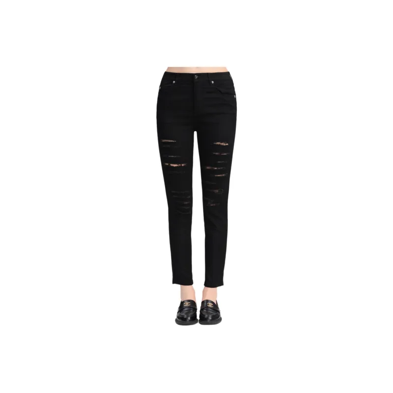Blood Glitter Jeans Women's Black-0