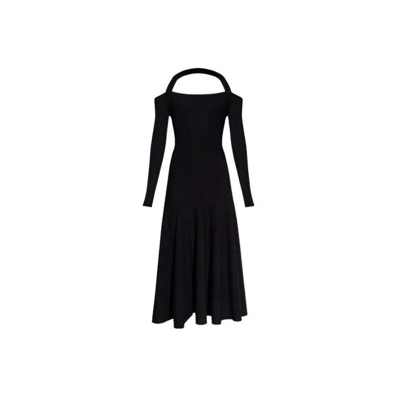 Alaia Long-Sleeved Dresses Women's Black-0