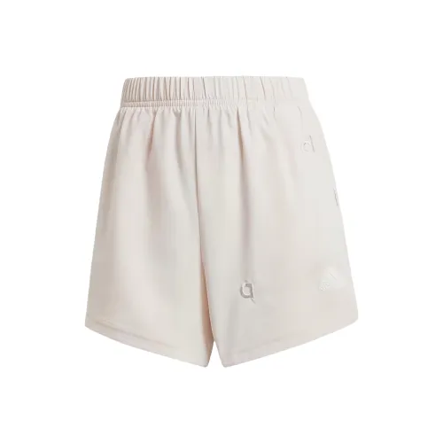Adidas Embroidery Woven Loose Shorts Casual Shorts Women's Light Purple