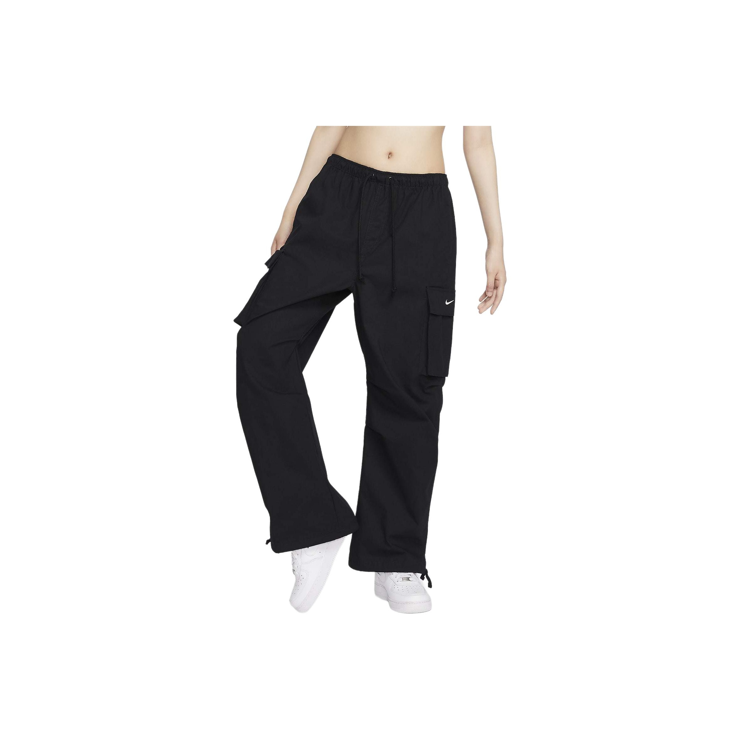 nike black cargo pants women's