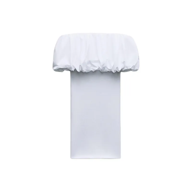 ZARA Sleeveless Dress Women's White-0