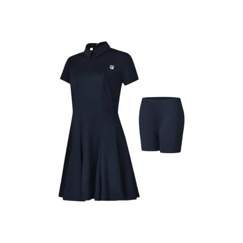 FILA Golf Series Short Sleeved Dresses Women's Legend Blue
