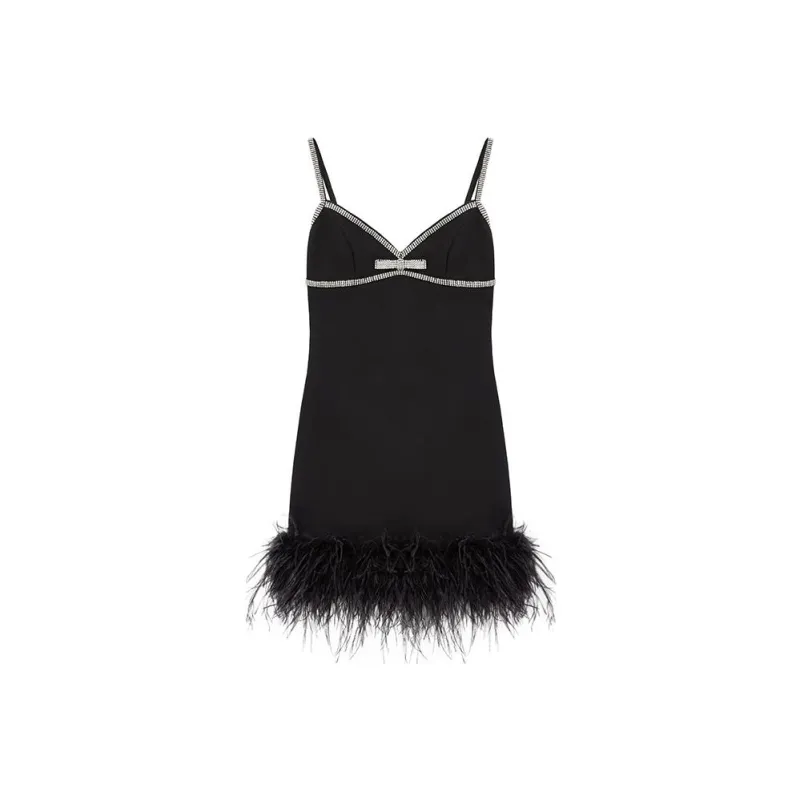 Self portrait Sweatheart Neck Embellished Mini Dress-0