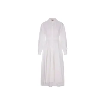 Alexander McQueen SS23 Long Sleeved Dress Women's White