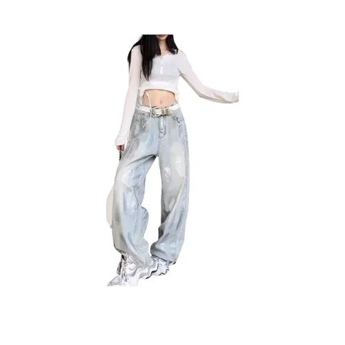 Kele Coco Jeans Women's Light Blue