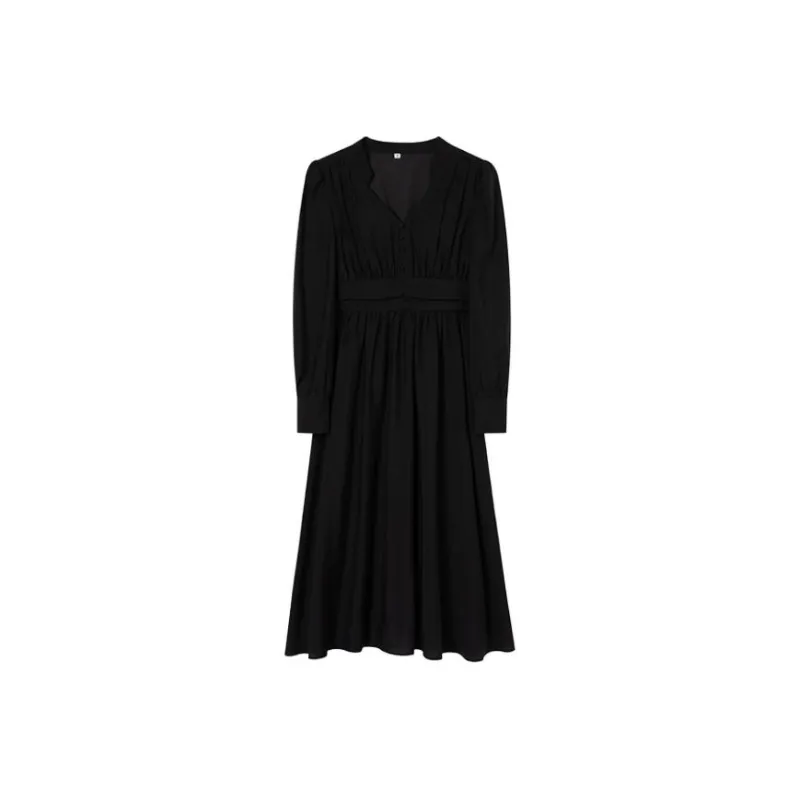 ITIB X IEM Co-brand Long-Sleeved Dresses Women's-3