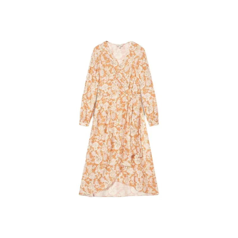 Goodland Long Sleeved Dresses Women's Orange-0