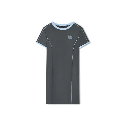 Skechers Short Sleeved Dresses Women's Smoky Gray