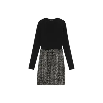 THEORY Long-Sleeved Dresses Women's Black