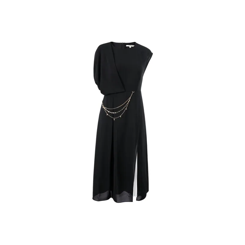 JZ. ANNAKRO Sleeveless Dress Women's Floral Black-0