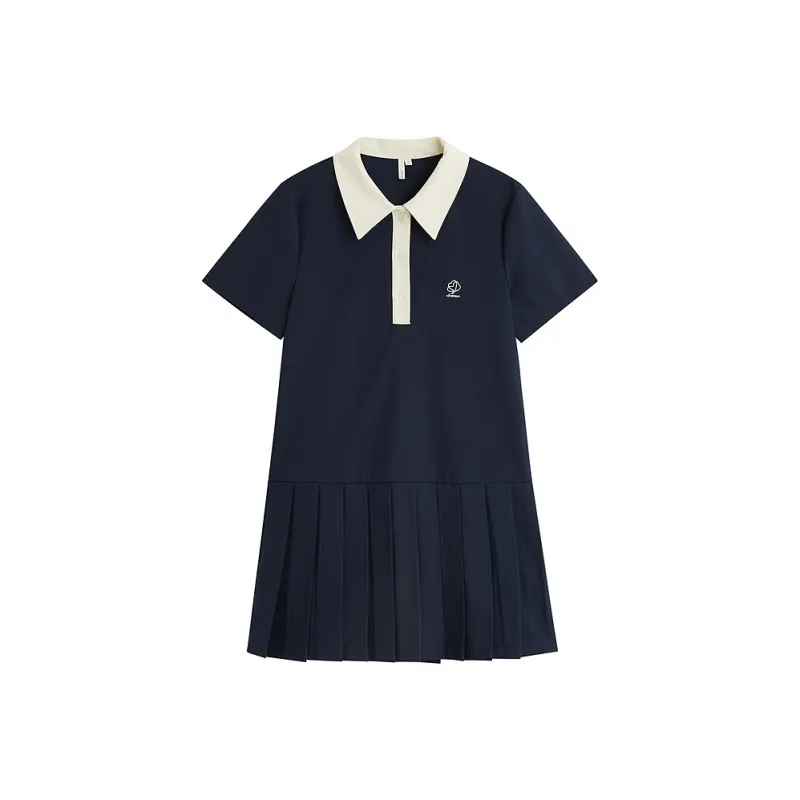 Inman Short Sleeved Dress Women's Royal Blue-0
