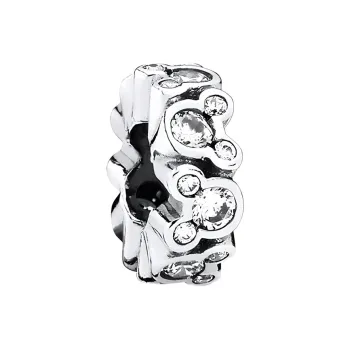 Pandora 925 Sterling Silver, Synthetic Cubic Zirconia Jewelry Accessories Unisex Silver