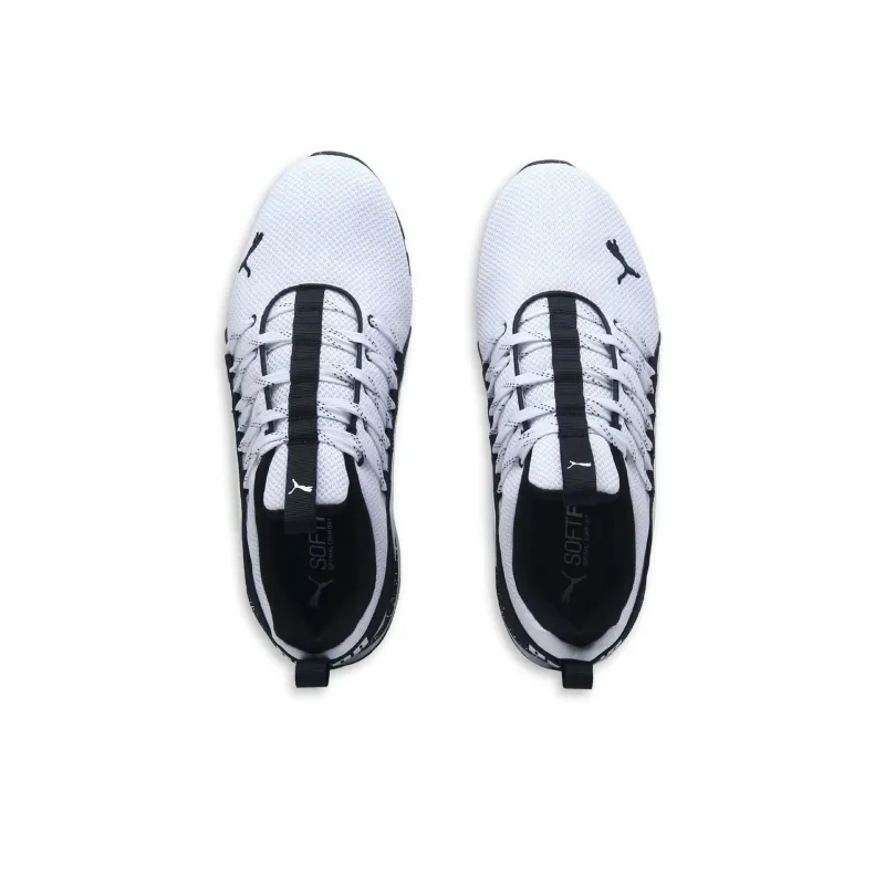 PUMA Axelion Slip Resistant And Breathable Low Top Training Shoes Men's White-3