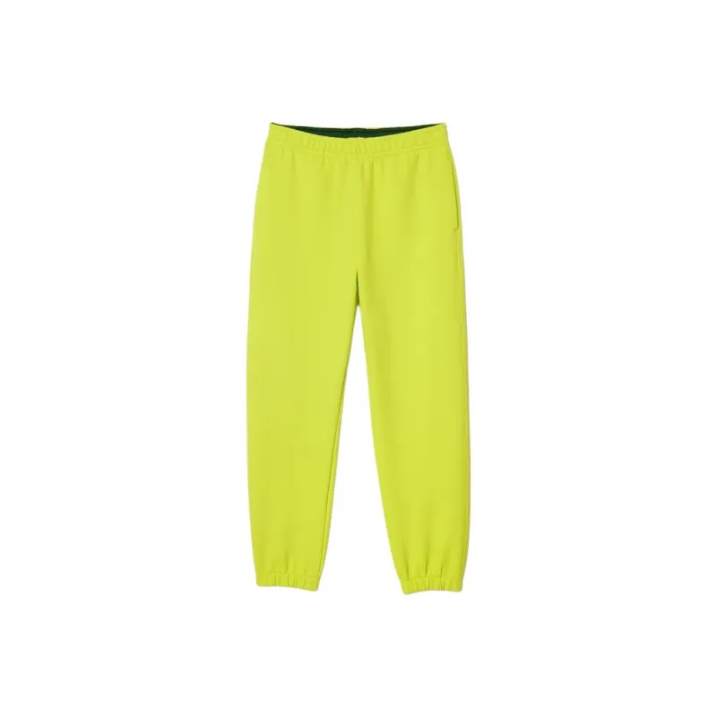 LACOSTE Knitted Sports Pants Women's Yellow-0