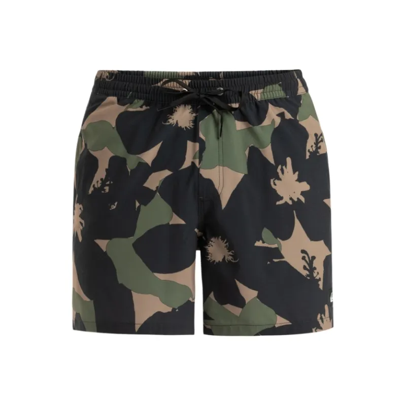 Quiksilver Surfsilk Straight Swimming Shorts Men's Green-2