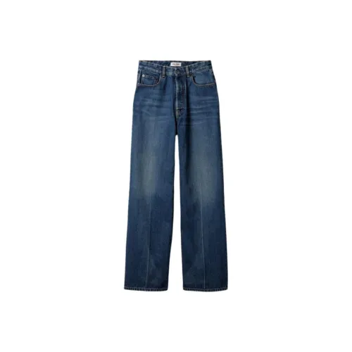 MIU MIU Logo appliqué Jeans