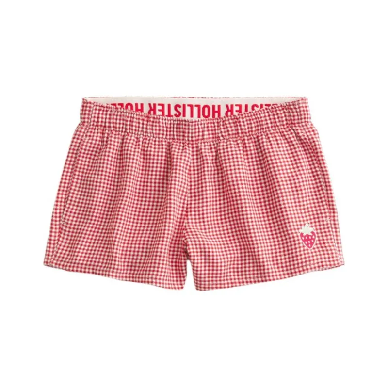 Hollister Casual Shorts Women's Red-0