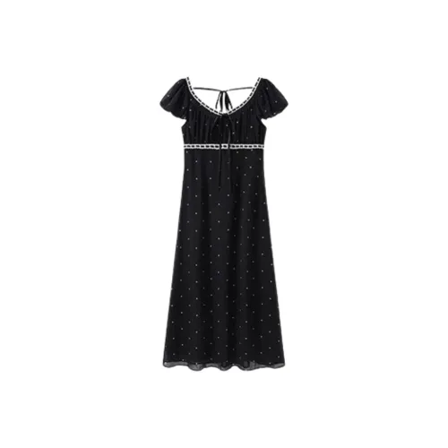 ARIADNAW STUDIO Short Sleeved Dress Women's Black